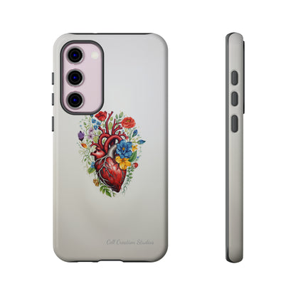 "Floral Heart Harmony" -Tough Samsung Cases