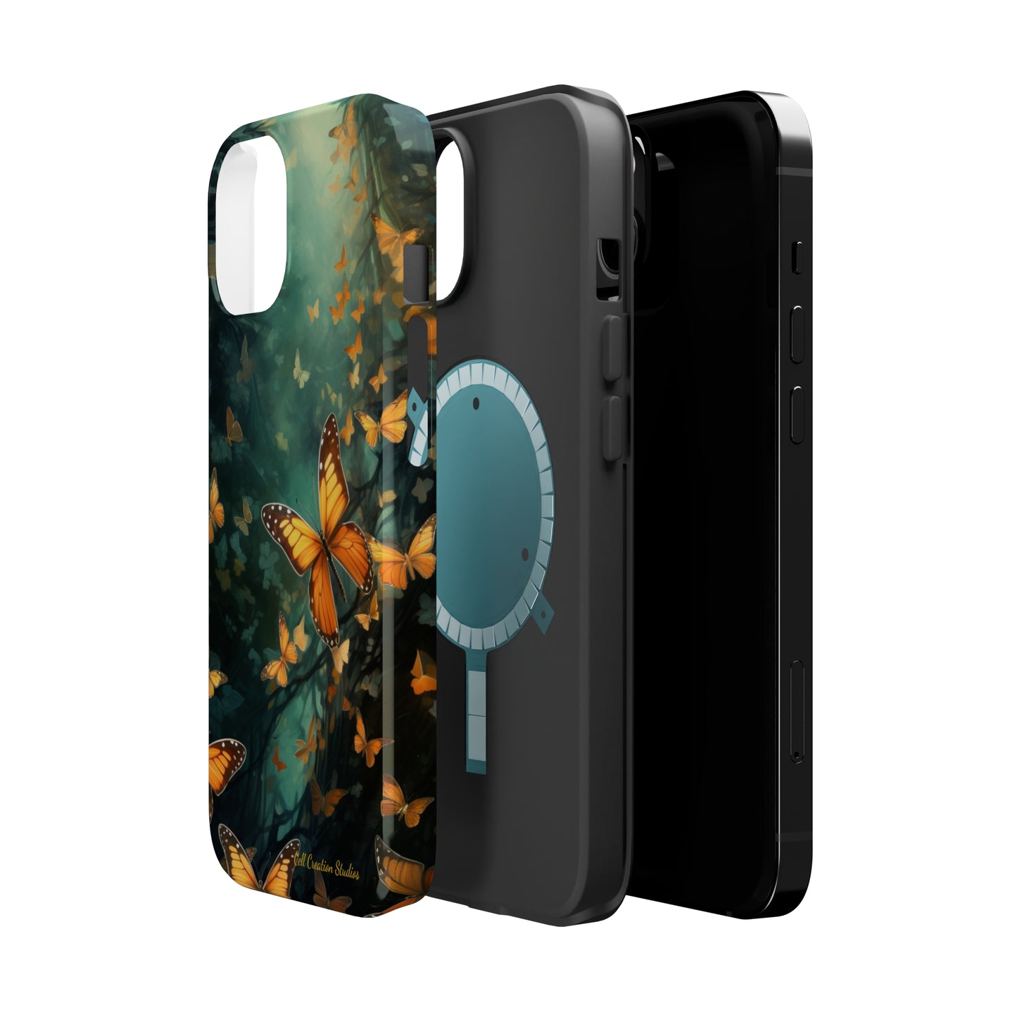 Introducing the "Butterfly Symphony" Cell Phone Case – Embrace the Dance of Nature! -MagSafe Tough Cases