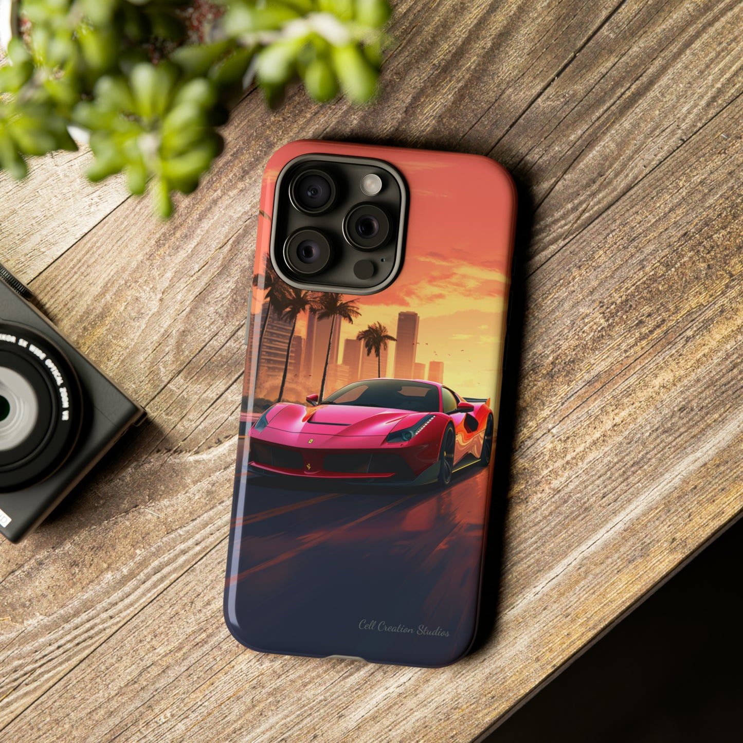 "Sunset Boulevard Ferrari Edition" -Tough iPhone Cases