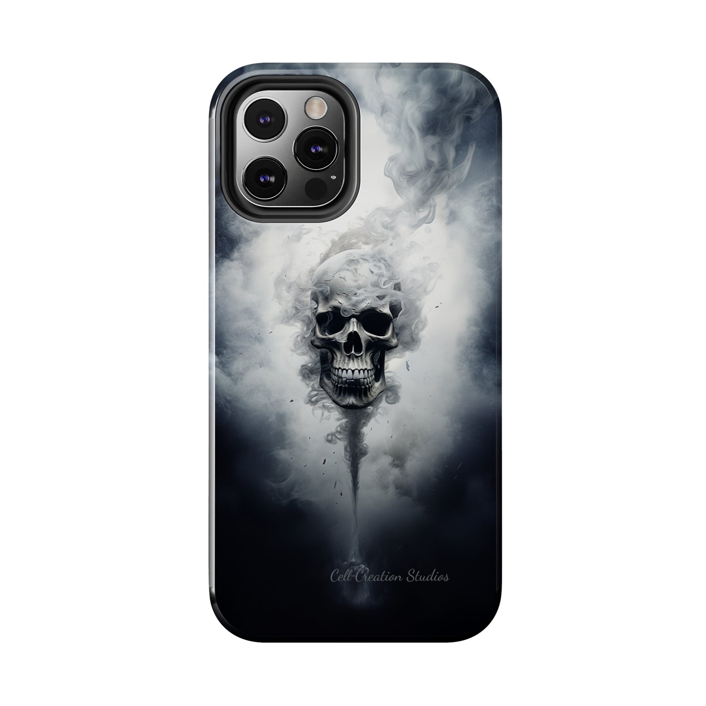 "Mystic Smoke Skull" -Tough iPhone Cases