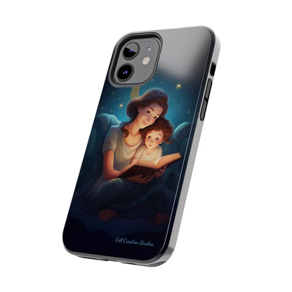 Introducing the "Bedtime Story Bliss" Cell Phone Case – Cherish Heartwarming Moments with Every Glance -Tough Phone Cases