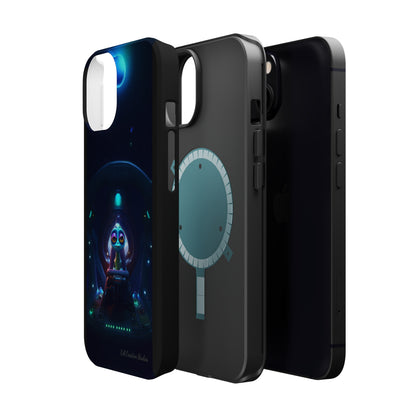 The "Cosmic Cruising Bored Alien" Phone Case -MagSafe Tough Cases