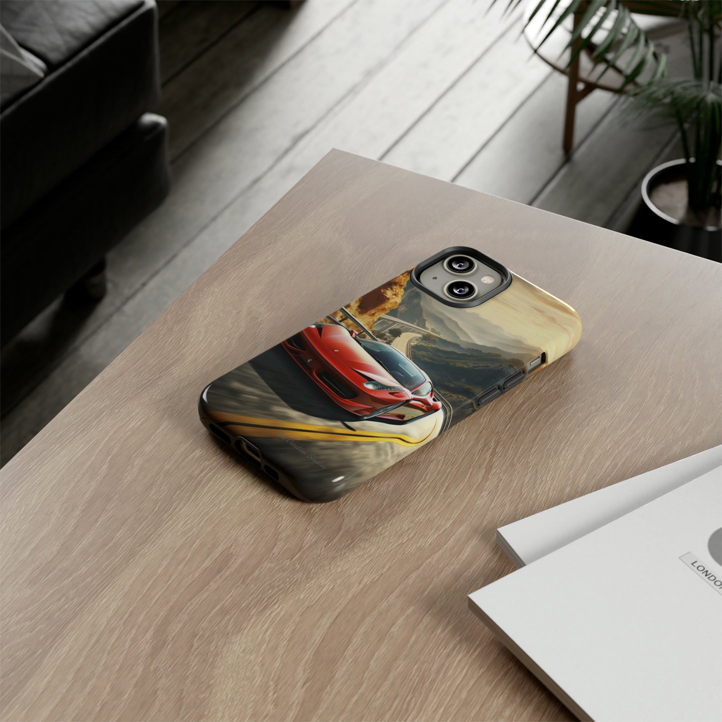 "Mountain Majesty Ferrari Edition" -Tough iPhone Cases