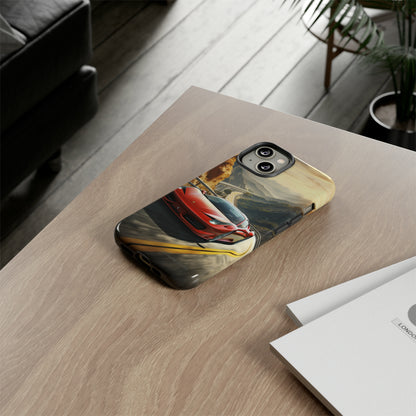 "Mountain Majesty Ferrari Edition" -Tough iPhone Cases