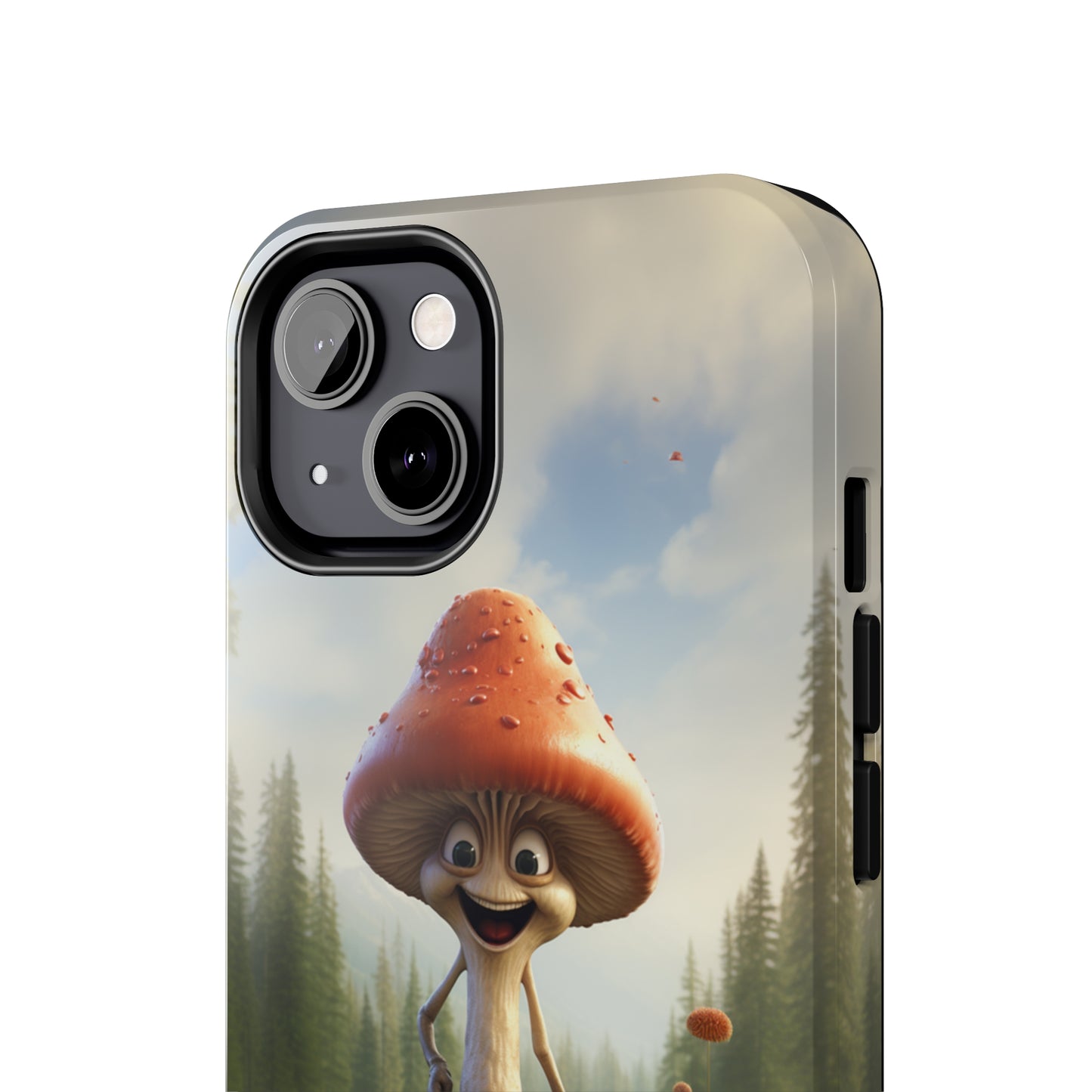 Introducing the "Smiling Mushroom" Cell Phone Case – Spread Joy with Every Glance! -Tough Phone Cases