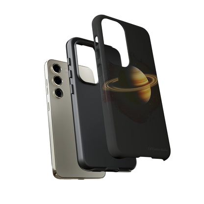 Introducing the "Saturn's Elegance" Cell Phone Case – A Cosmic Masterpiece -Tough Cases