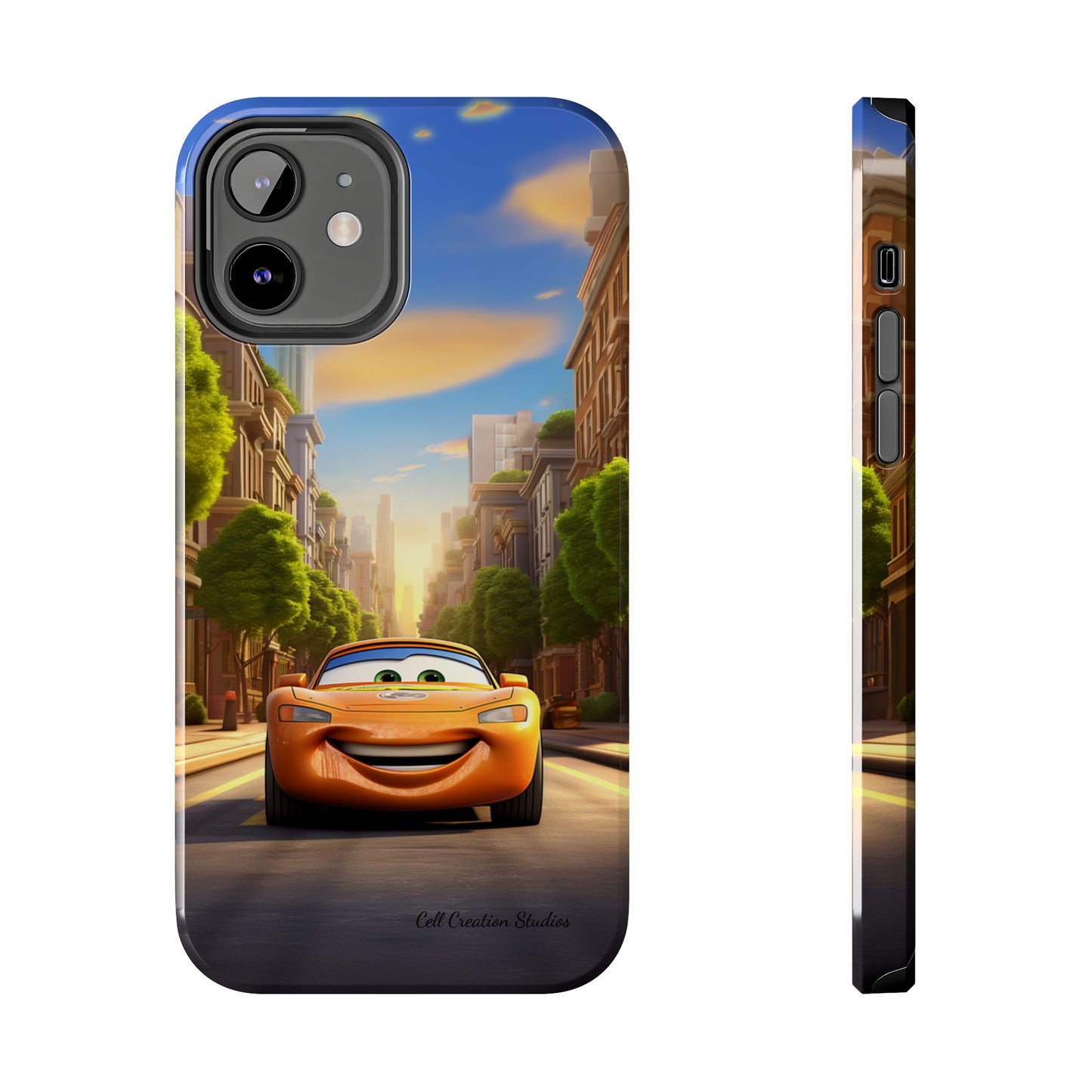 The "Happy Yellow Cruiser" Phone Case -Tough Phone Cases