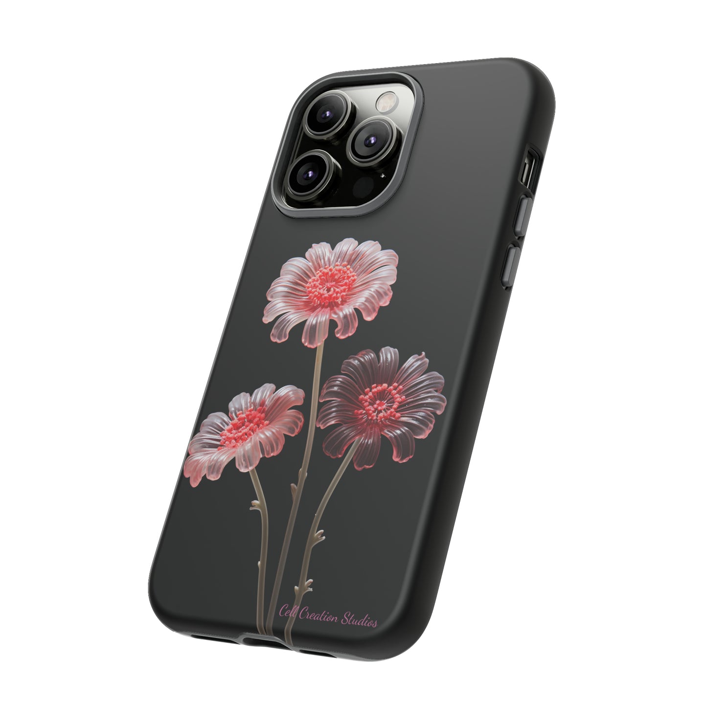 The "Desert Rose Glass Blossom" Phone Case -Tough Cases