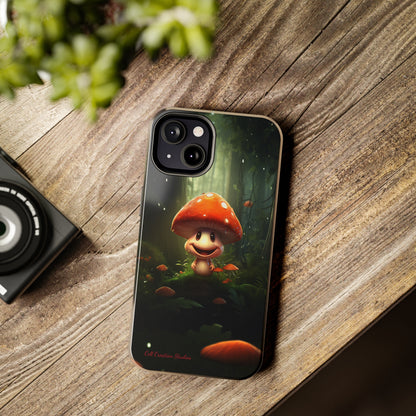 Introducing the "Cheerful Smiling Mushroom" Cell Phone Case – Spread Joy with Every Glance -Tough Phone Cases