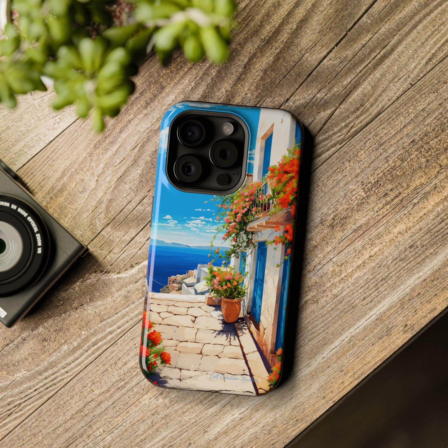 "Mediterranean Bliss Horizon" -MagSafe Tough iPhone Cases