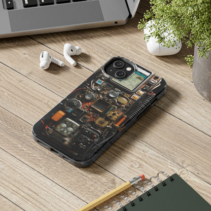 Introducing the "Tech Insight" Cell Phone Case – Explore Inner Workings with Transparent Design -Tough Phone Cases