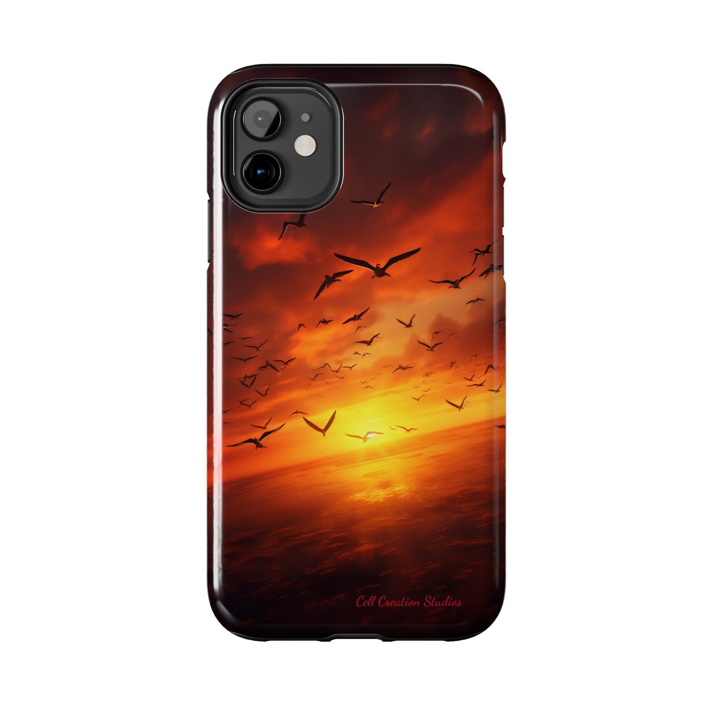 Introducing the "Sunset Soar" Cell Phone Case – Embrace Freedom and Beauty -Tough Phone Cases