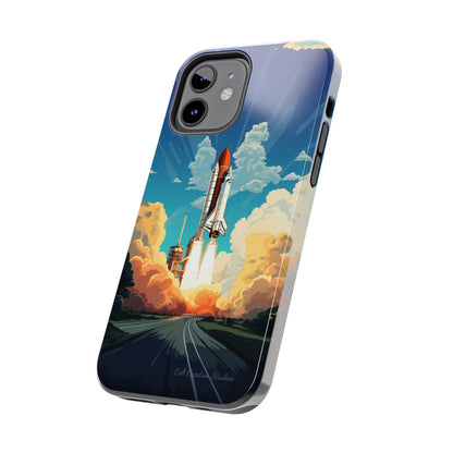 Introducing the "NASA Space Shuttle Launch" Cell Phone Case – Elevate Your Style to New Heights -Tough Phone Cases