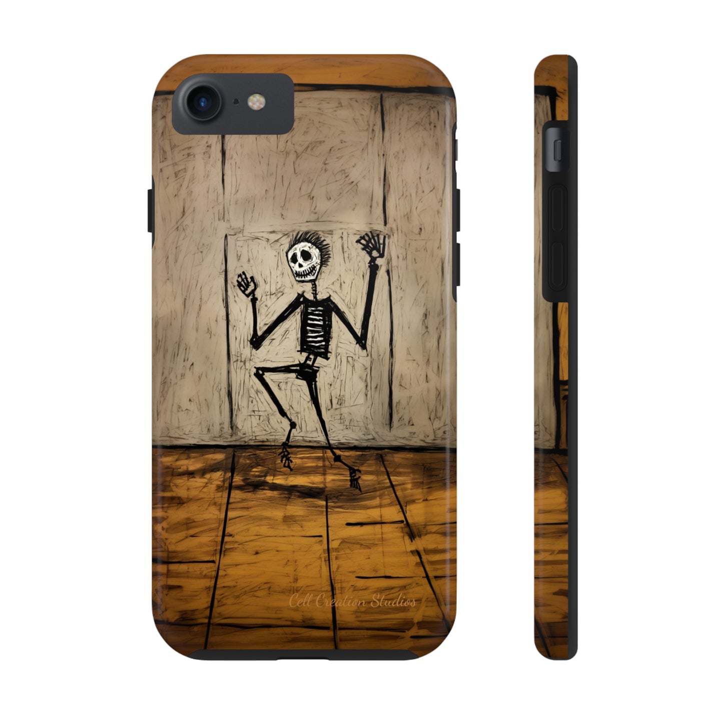 "Groovy Bones Skeleton" -Tough iPhone Cases