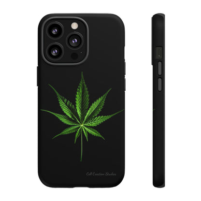 "Cannabis Chic" Marijuana Leaf Phone Case -Tough Cases