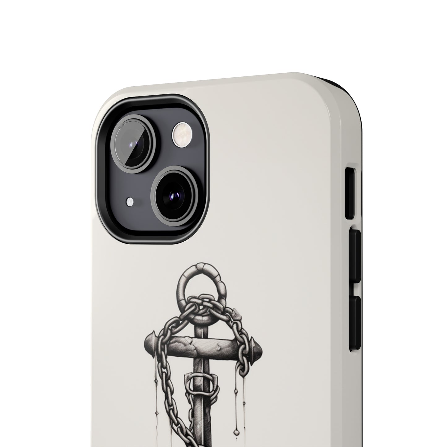 "Nautical Elegance Anchor" -Tough iPhone Cases