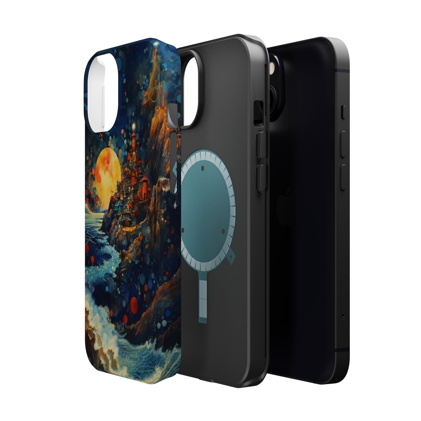 "Moonlit Coastal Vista" -MagSafe Tough iPhone Cases