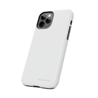 "Pure Elegance White" -Tough iPhone Cases