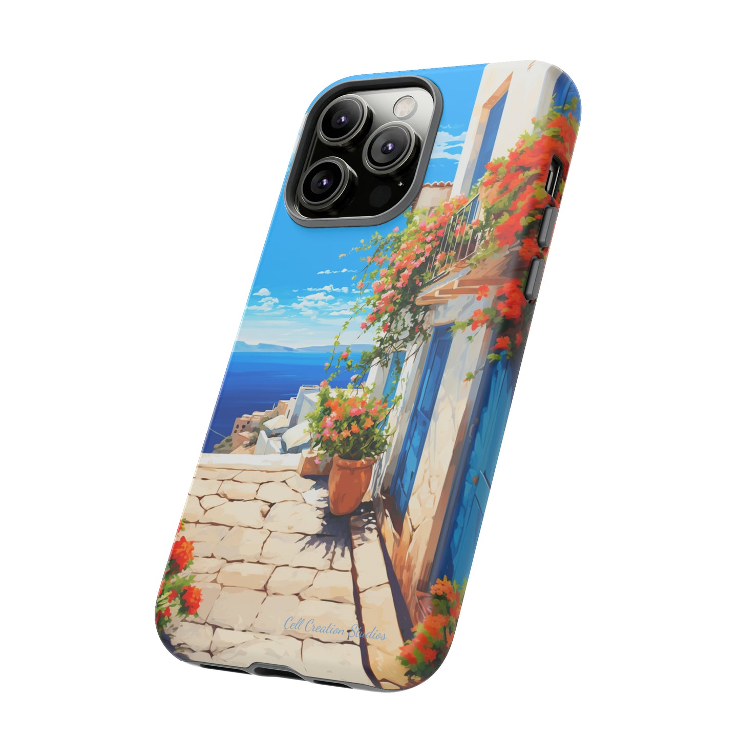 "Mediterranean Bliss Horizon" -Tough iPhone Cases