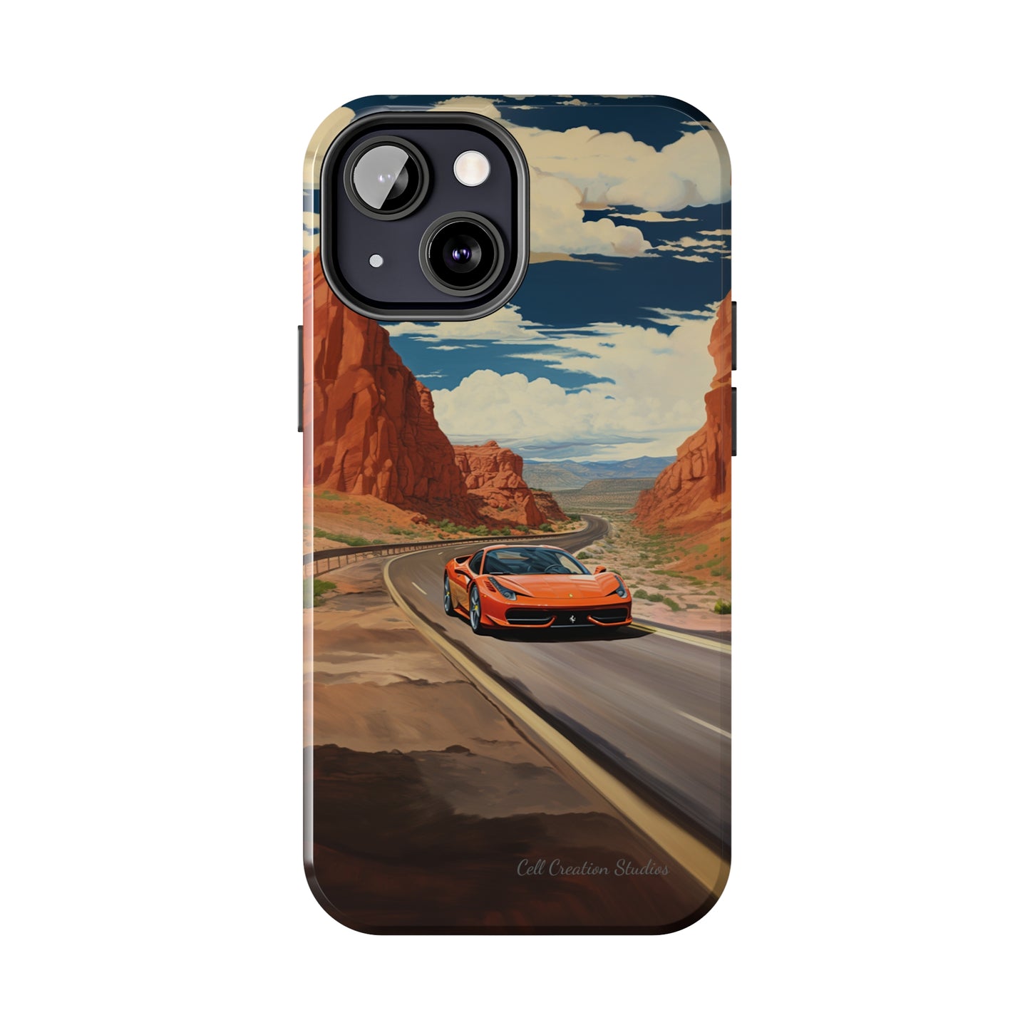 "Desert Racer Ferrari Edition" -Tough iPhone Cases