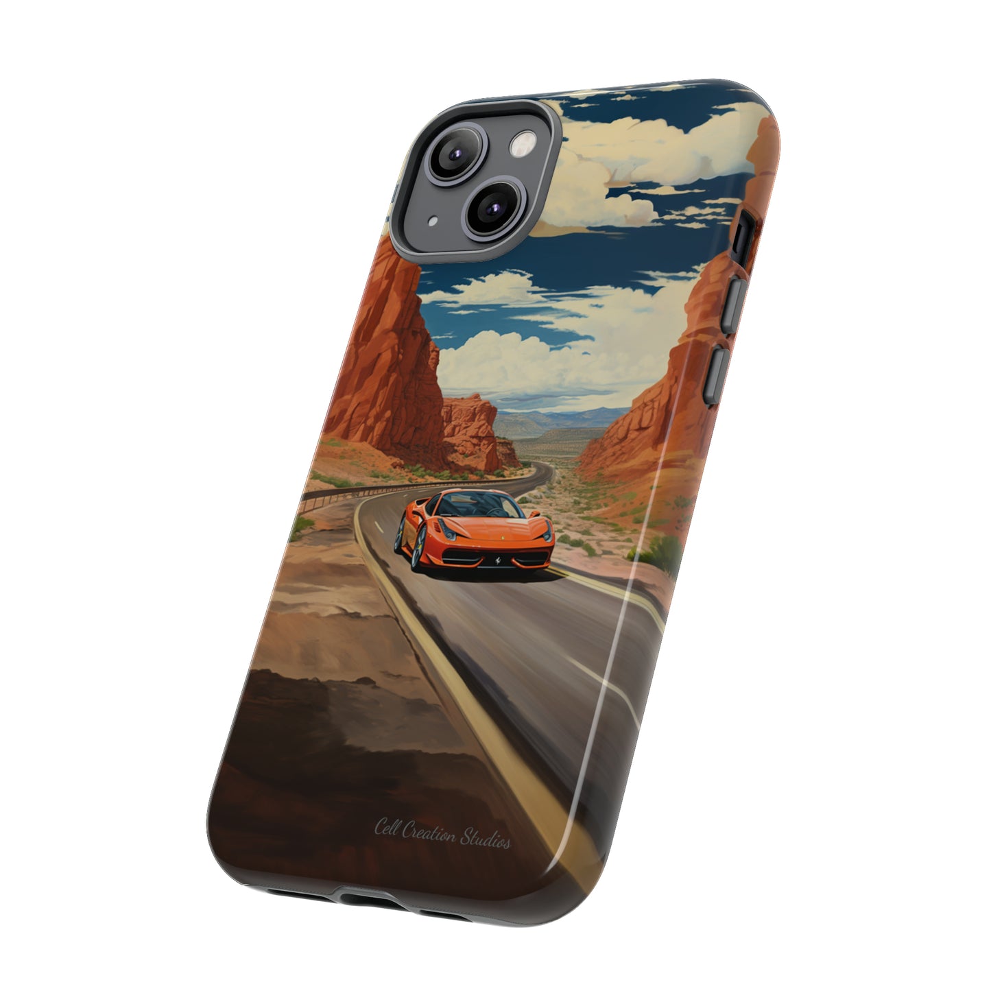 "Desert Racer Ferrari Edition" -Tough iPhone Cases