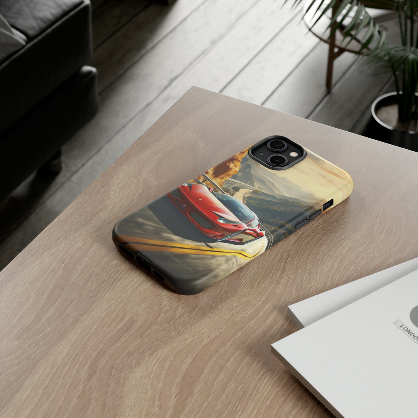 "Mountain Majesty Ferrari Edition" -Tough iPhone Cases