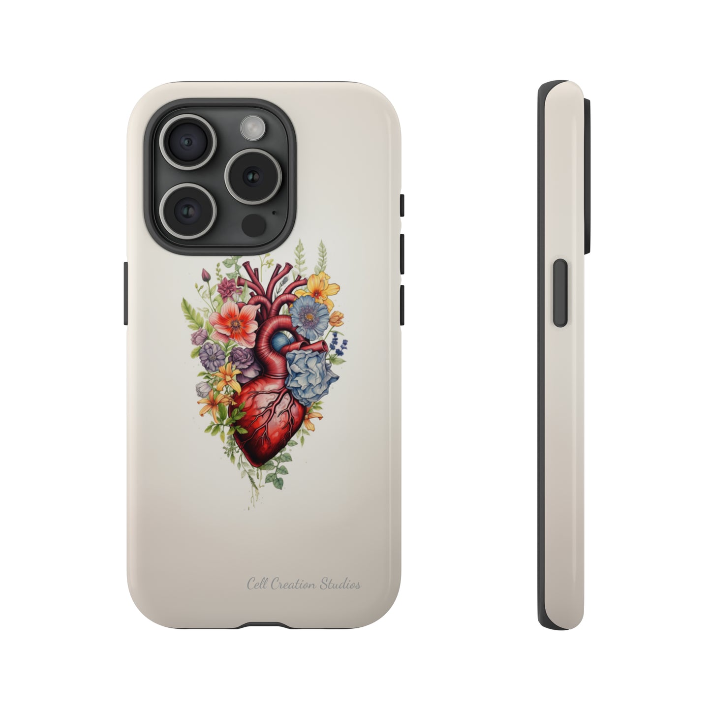 "Blooming Hearts" -Tough iPhone Cases