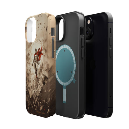 Introducing the "Heroic Guardian" Cell Phone Case – Unleash Your Inner Superhero with Captivating Design -MagSafe Tough Cases