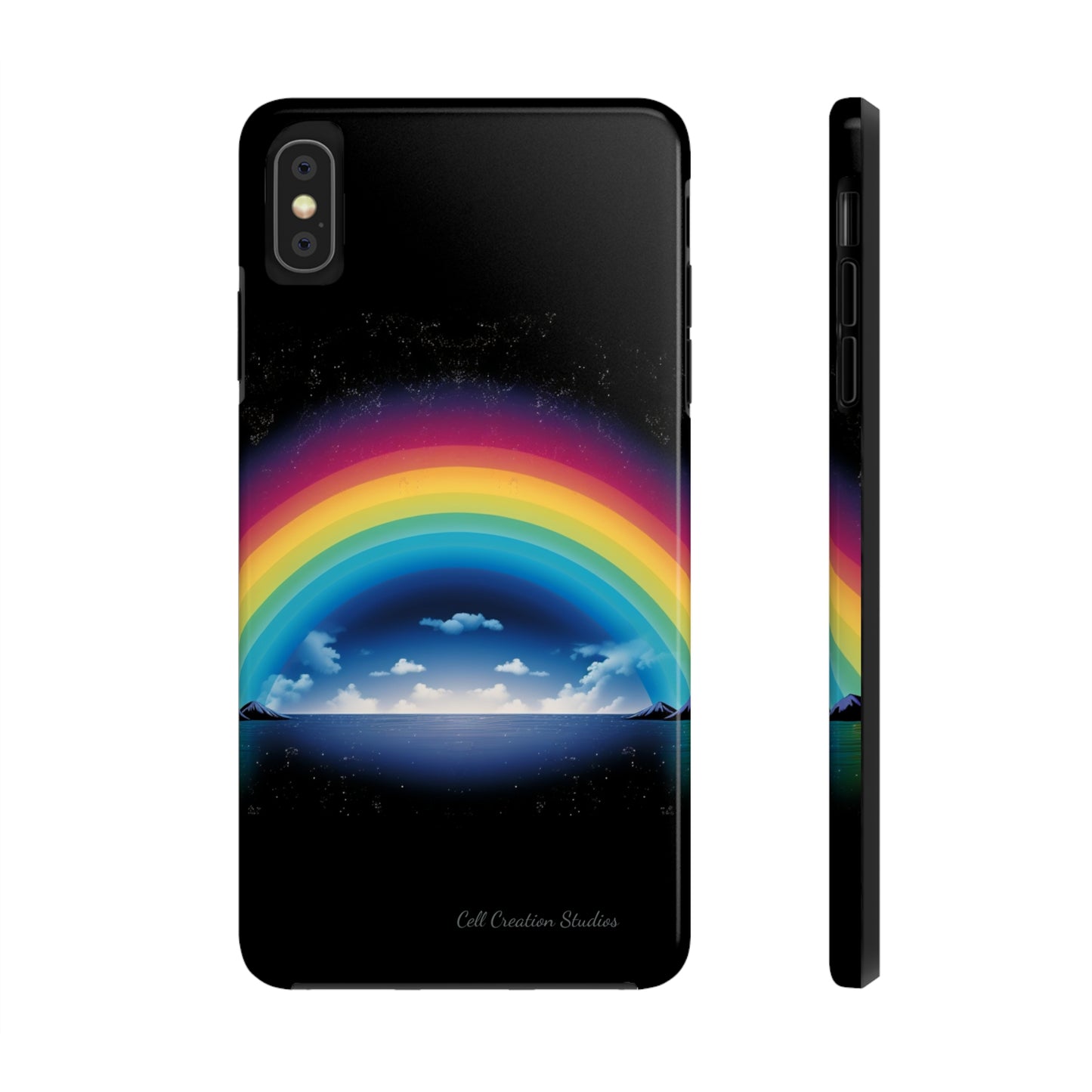 "Vibrant Skies: Rainbow Sunset" Cell Phone Case -Tough Phone Cases