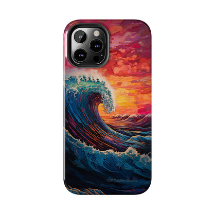 "Colorful Ocean Wave" Cell Phone Case -Tough Phone Cases