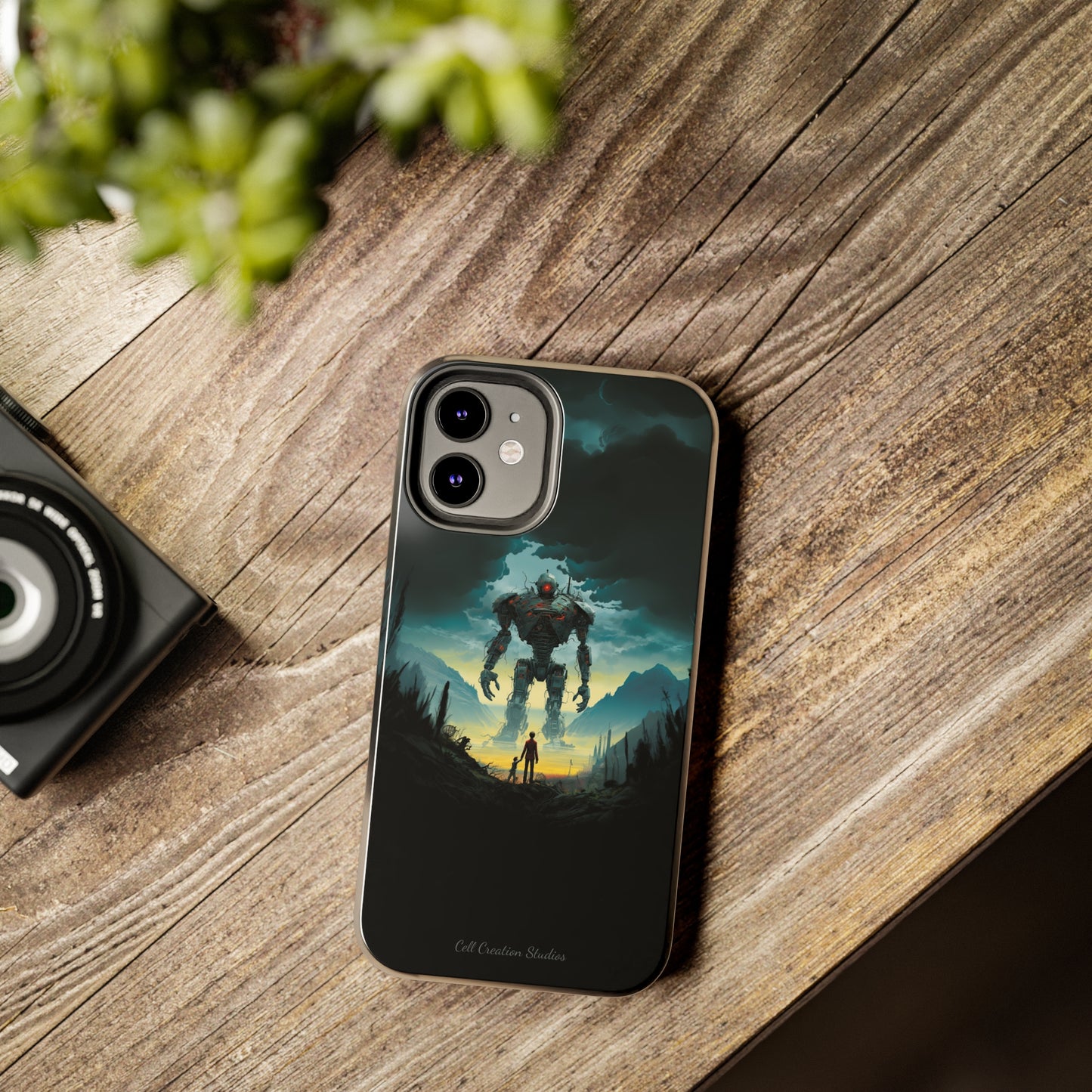 Introducing the "Rising Titan" Cell Phone Case – Witness the Astonishing Emergence of a Giant Robot! -Tough Phone Cases