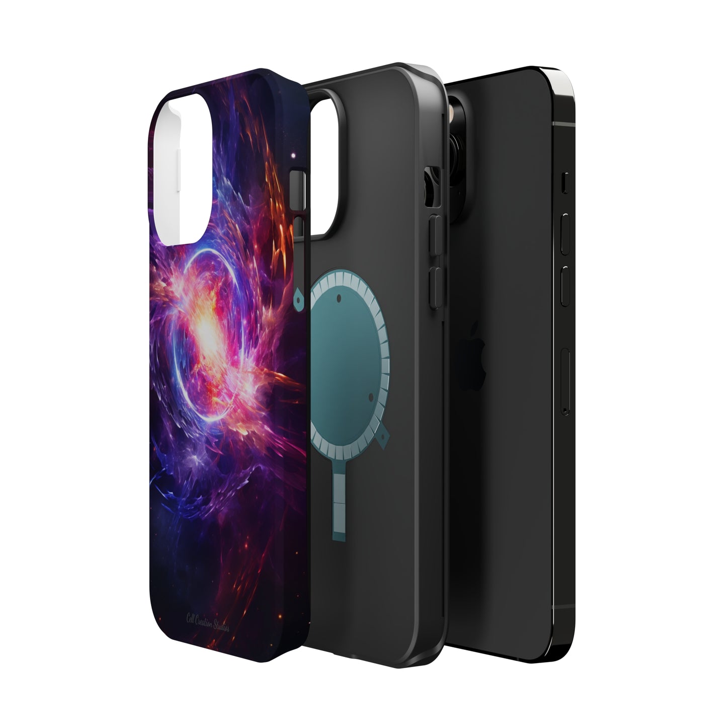 Introducing the "Celestial Explosion" Cell Phone Case – Witness the Drama of a Neutron Star Explosion! -MagSafe Tough Cases