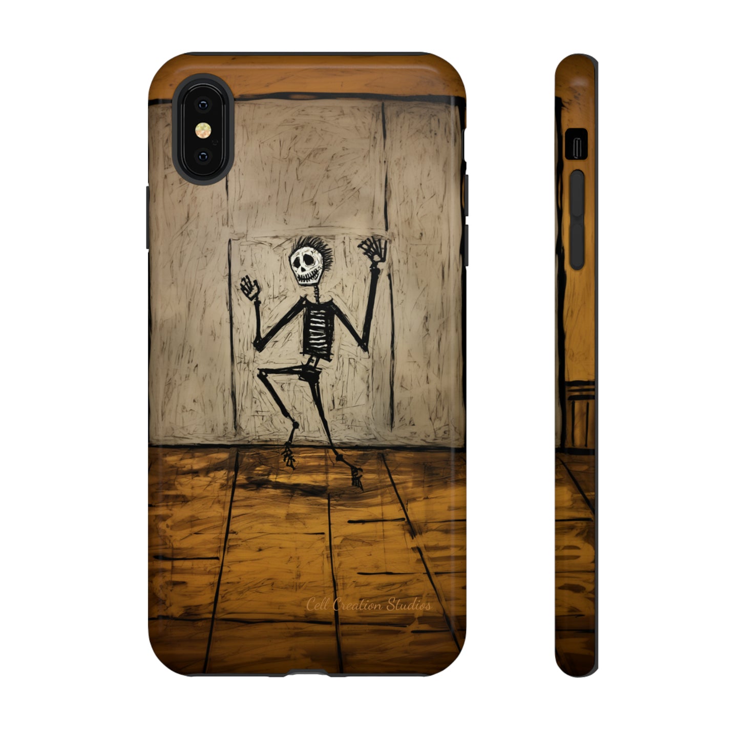 "Groovy Bones Skeleton" -Tough iPhone Cases