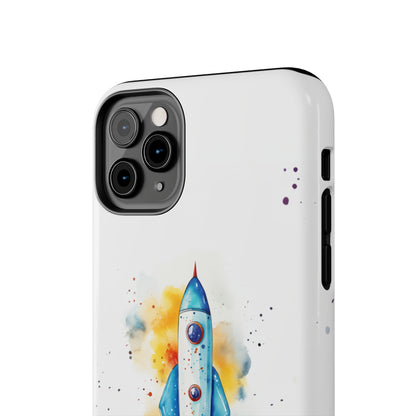 Introducing our "Cosmic Rocket" Cell Phone Case – Where Style Meets Adventure -Tough Phone Cases