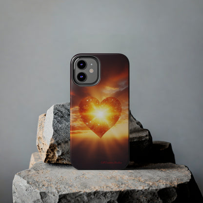 Introducing the "Sunlit Heart" Cell Phone Case – Embrace Love and Radiance -Tough Phone Cases