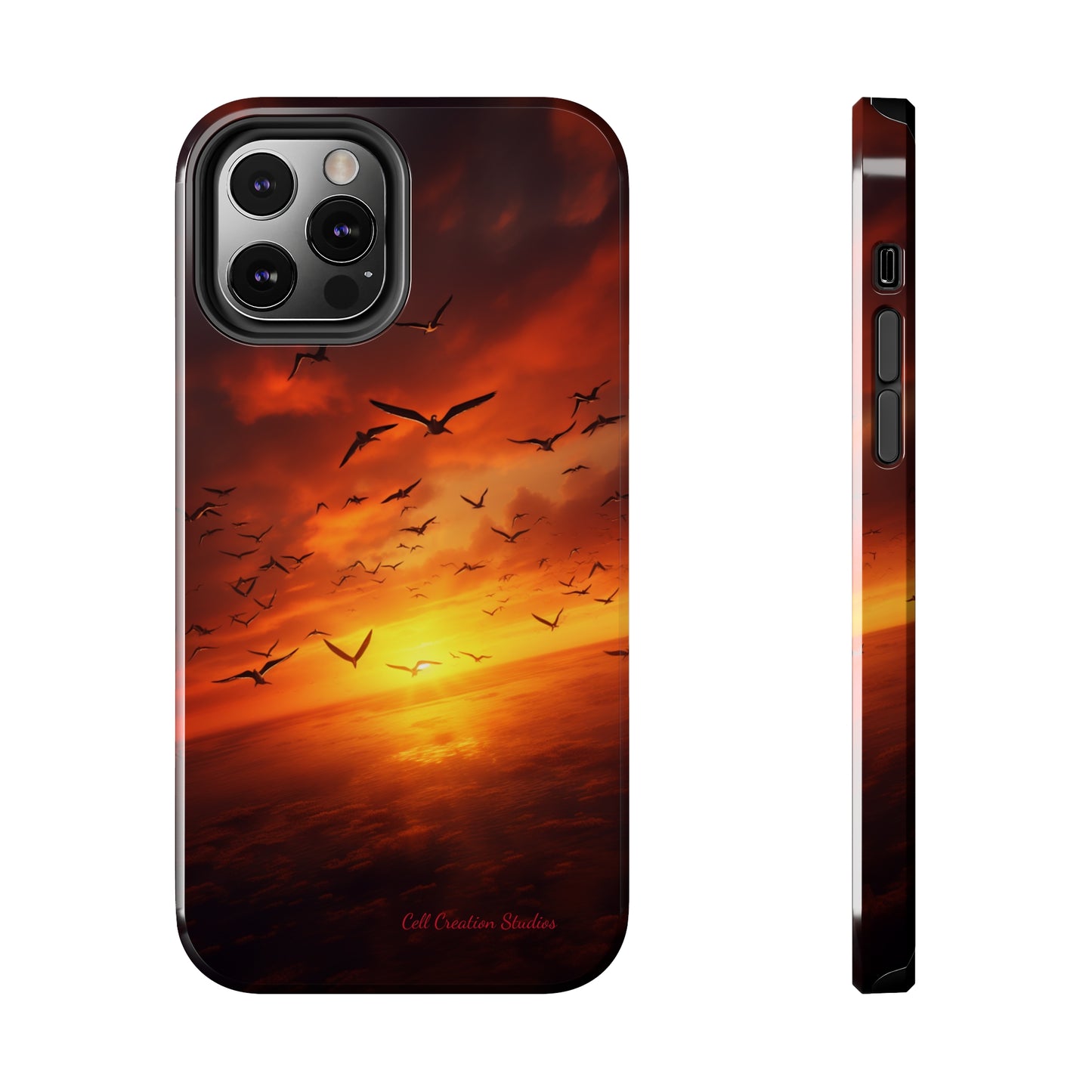 Introducing the "Sunset Soar" Cell Phone Case – Embrace Freedom and Beauty -Tough Phone Cases