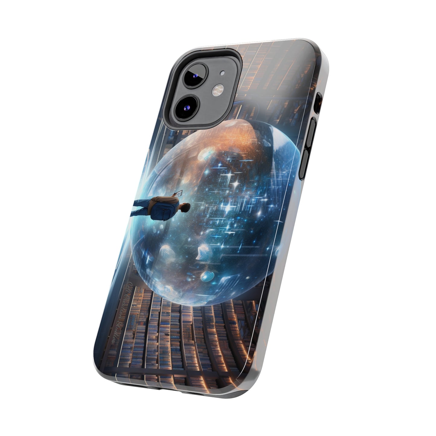 Introducing the "Library Luminary" Cell Phone Case – Where Knowledge Meets Mystery -Tough Phone Cases