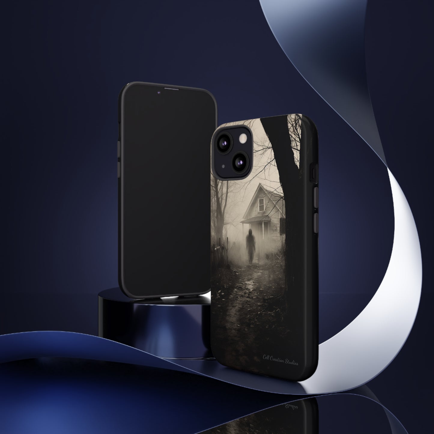 Introducing the "Ethereal Encounter" Cell Phone Case – Unveil the Mystery of the Ghostly Presence -Tough Cases