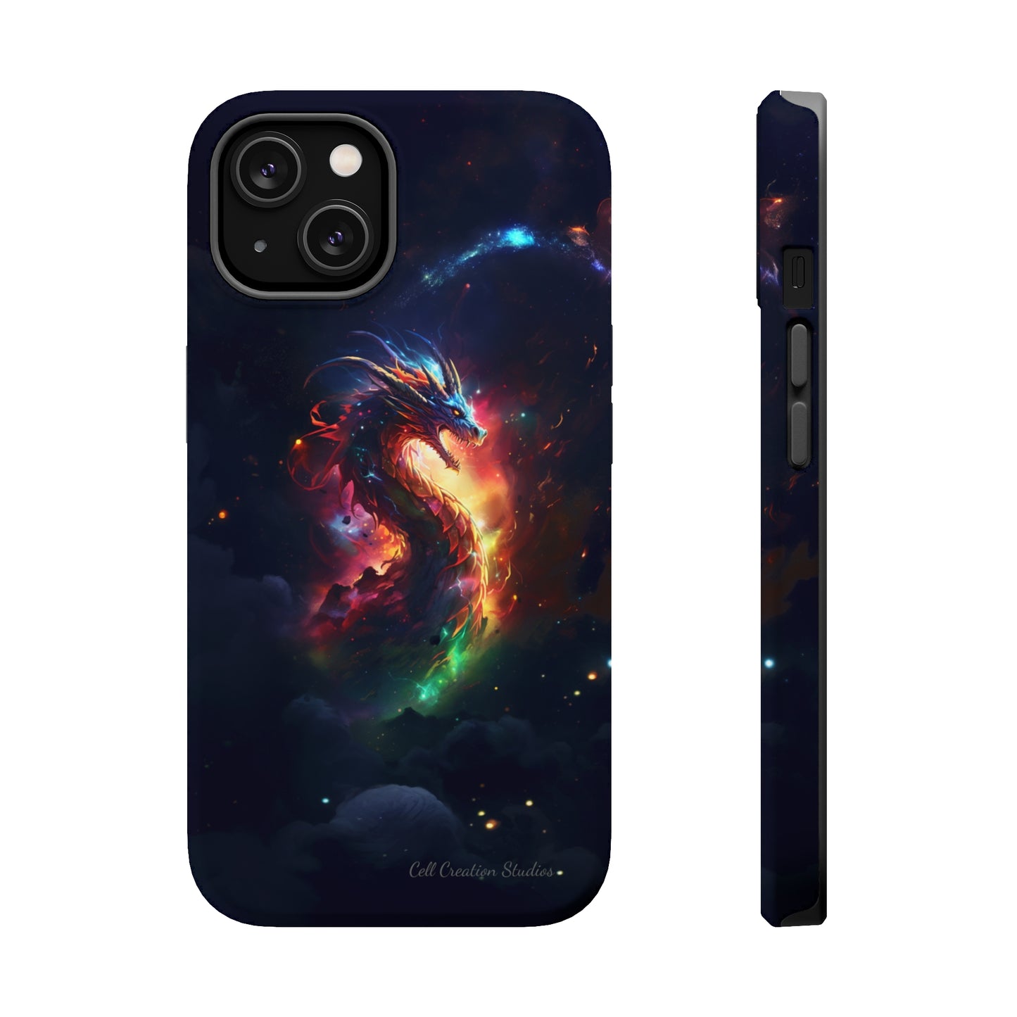 "Cosmic Dragon Unleashed" -MagSafe Tough iPhone Cases