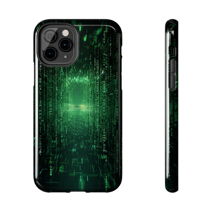 Introducing our "Digital Code Stream" Cell Phone Case – where style meets technology for your device's protection -Tough Phone Cases