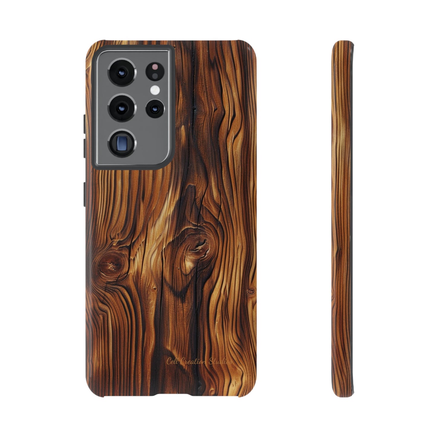 "Wood Grain Elegance" Tough Samsung Galaxy Cases