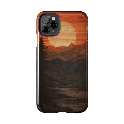 The "Sunset Mountains" Phone Case -Tough Phone Cases