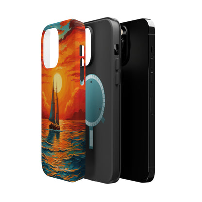 "Sailboat Sunset" - MagSafe Tough iPhone Cases