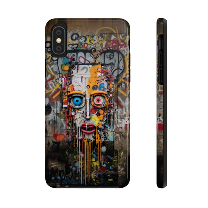 "Urban Graffiti Face" -Tough Phone Cases