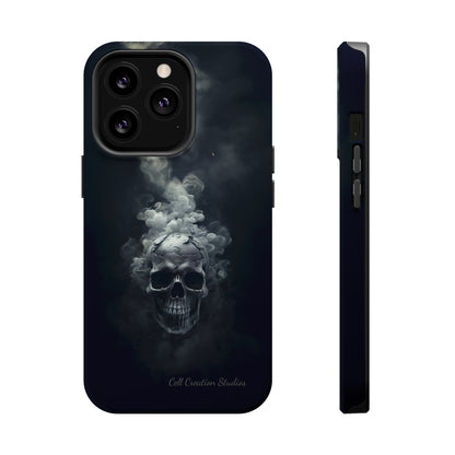 "Ethereal Skull Noir" -MagSafe Tough iPhone Cases