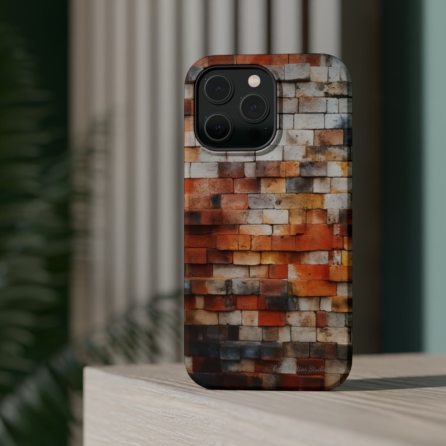 Introducing our "Urban Brickwork" Cell Phone Case – the perfect fusion of style and protection for your device -MagSafe Tough Cases