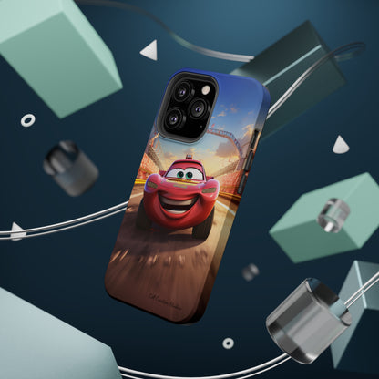 The " Smiling Red Racer" Phone Case -MagSafe Tough Cases