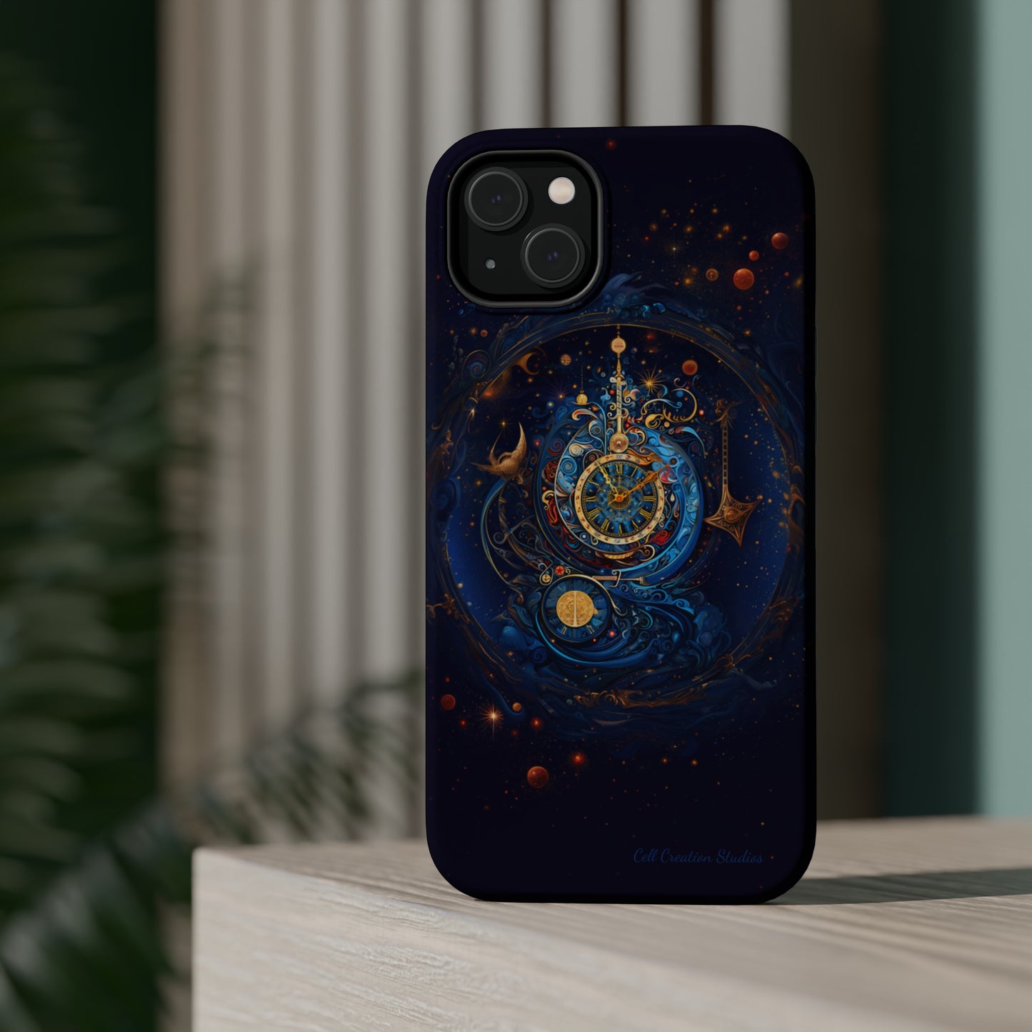 "Cosmic Clock Elegance" -MagSafe Tough iPhone Cases