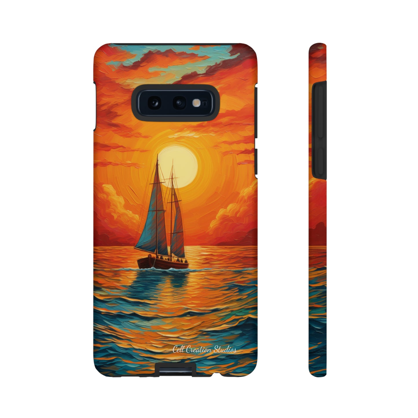 "Sailboat Sunset" - Tough Samsung Cases