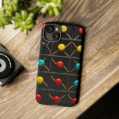 "Vibrant Spheres Fusion" -Tough Phone Cases